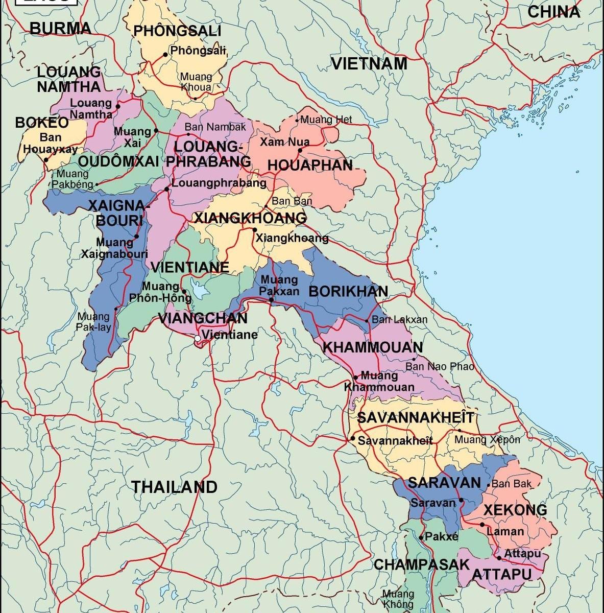 ลาวก็การเมืองบนแผนที่