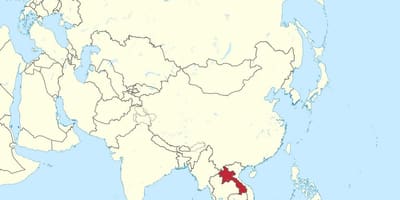 แผนที่ของลาวเอเชีย