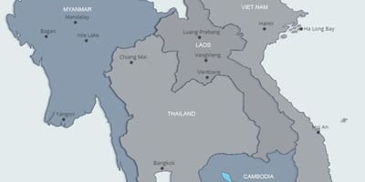 แผนที่ของเหนือลาว name