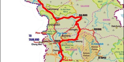 แผนที่ของ savannakhet ลาว name